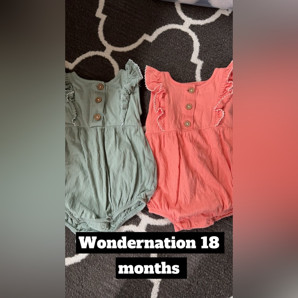 18-24 months girl rompers